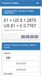 Mobile Screenshot of pounds2dollars.com